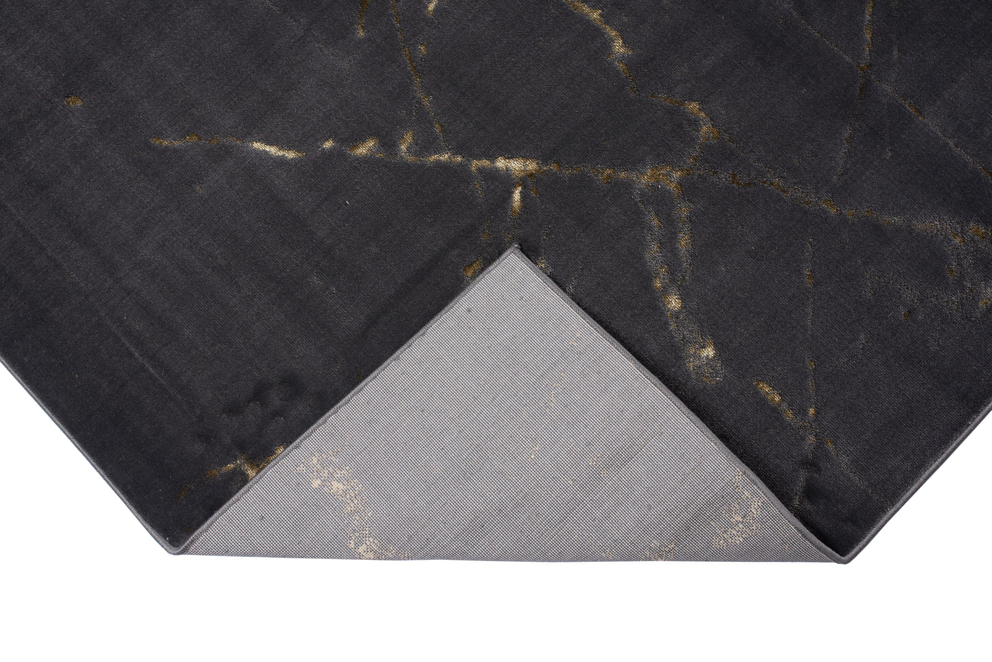 Tapete Zuria Negro-Dorado 1041C